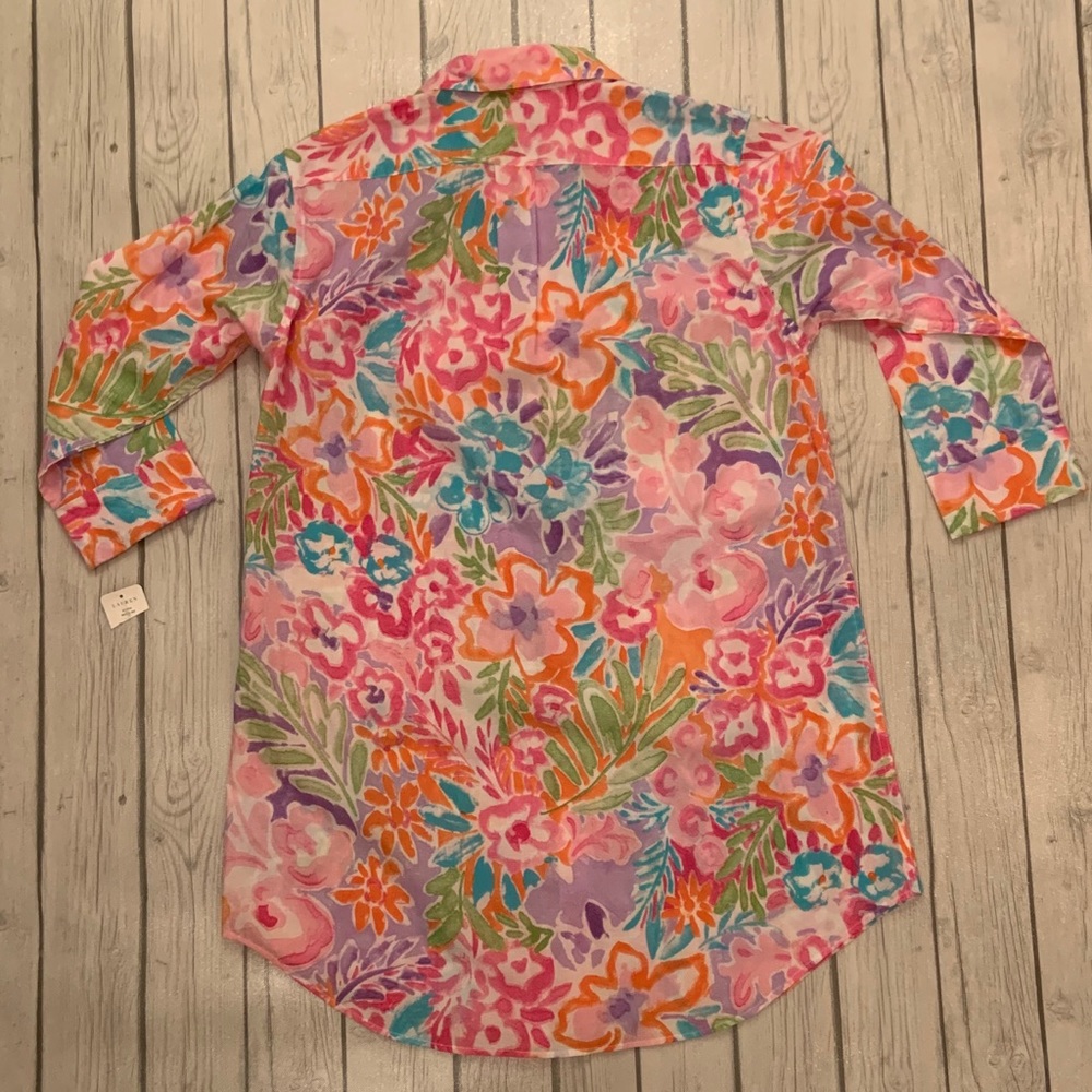 Lauren Ralph Lauren Water Colour Top Size Small - Picture 2 of 5